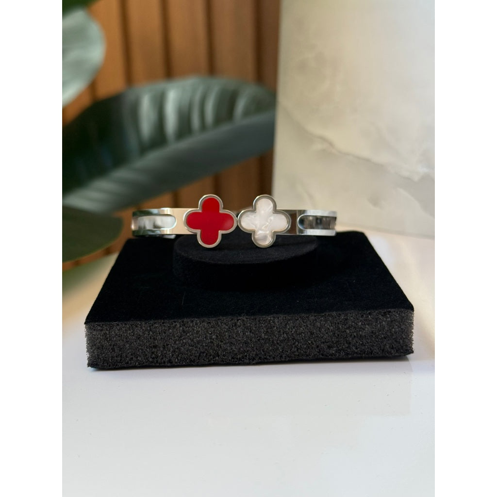 Pulseira Elegance Duetto em Aço Inoxidável