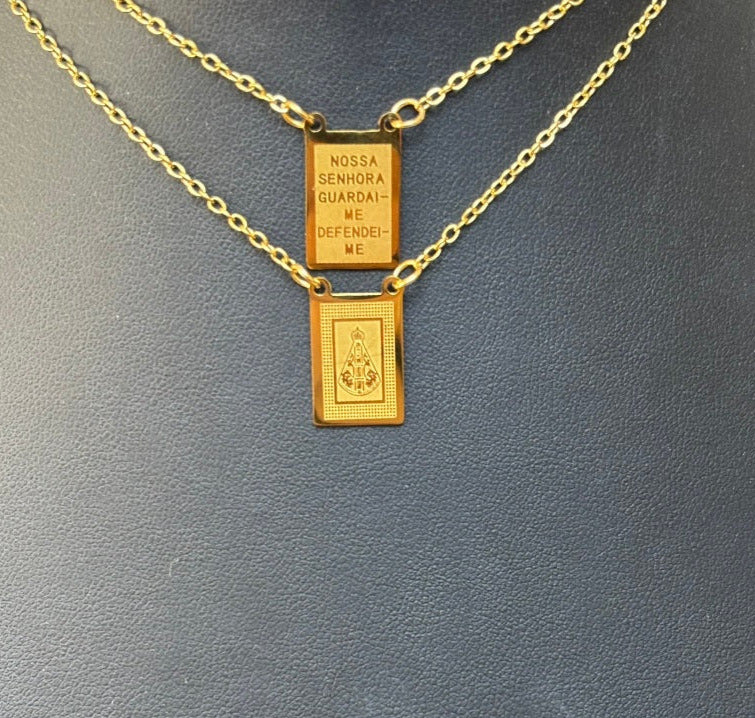 Escapulário Nossa Senhora Aparecida – Proteção com Estilo e Devoção