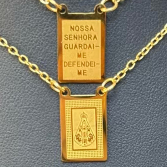 Escapulário Nossa Senhora Aparecida – Proteção com Estilo e Devoção