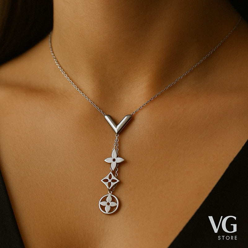 Colar Elegance Charm 2025 - aço inoxidável 316L