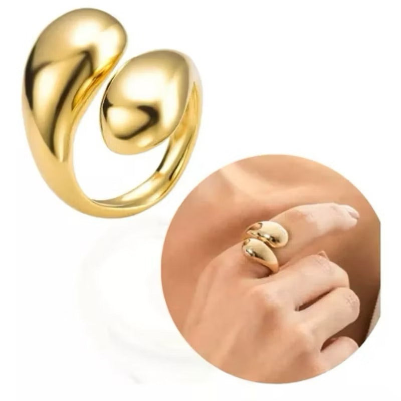 Anel 2 gotas qualidade premium