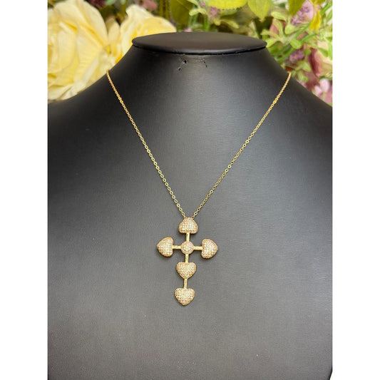 Colar feminino crucifixo