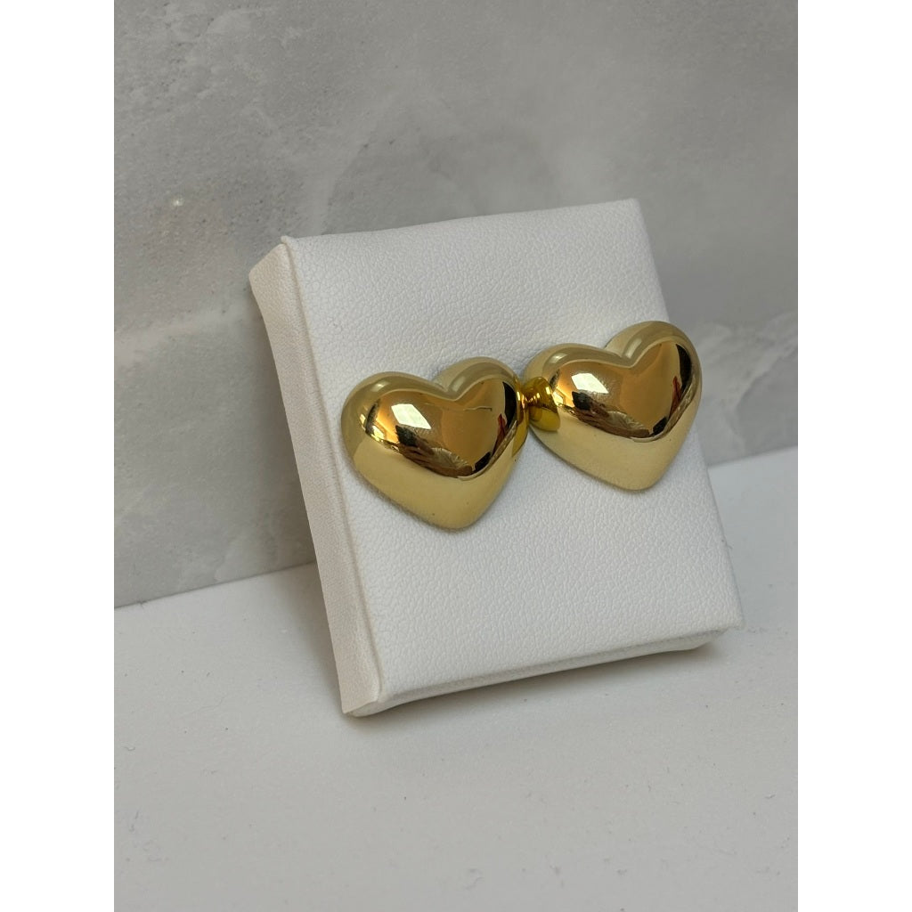 Brincos feminino Coração – Brilho e Sofisticação