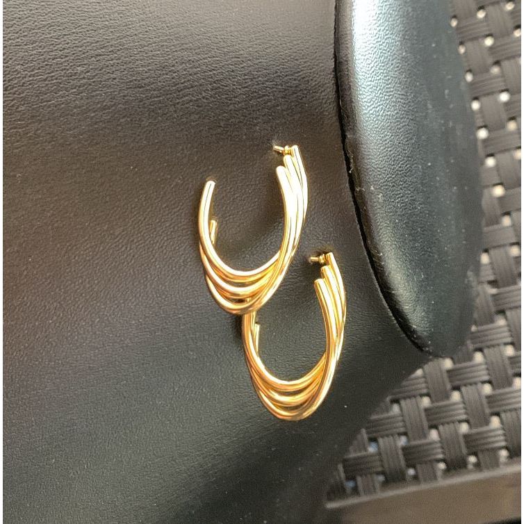 Argola Feminina Aurora - Aço inoxidável