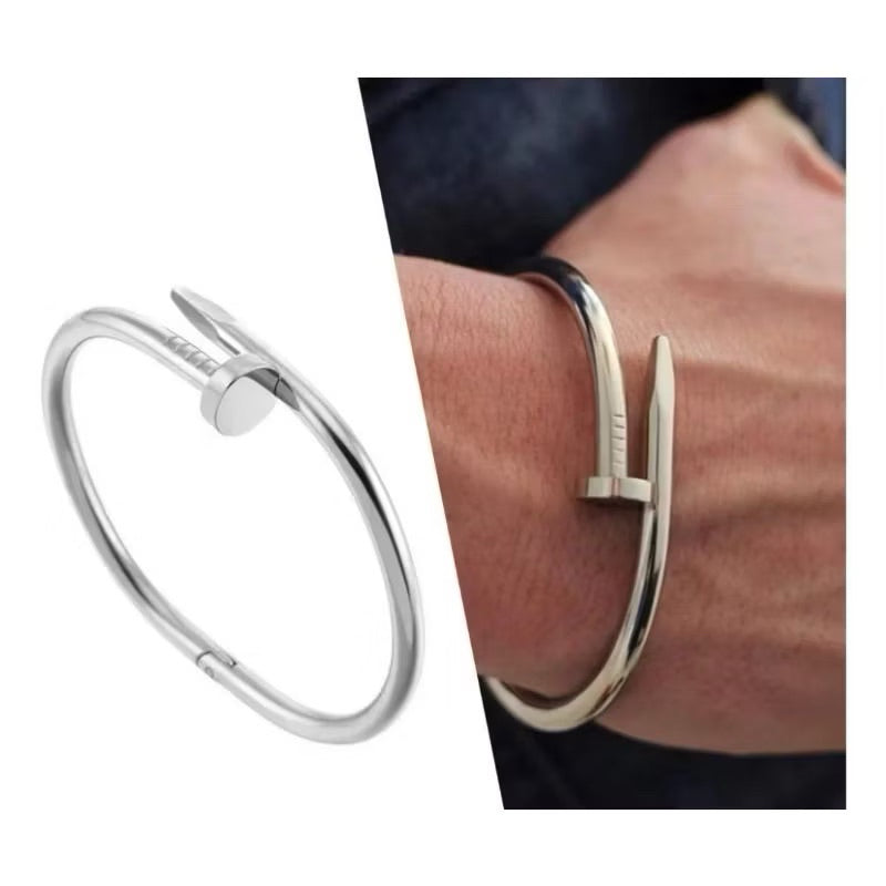 Bracelete unissex  Prego - Aço Inoxidável