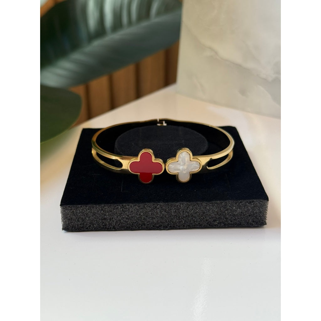 Pulseira Elegance Duetto em Aço Inoxidável