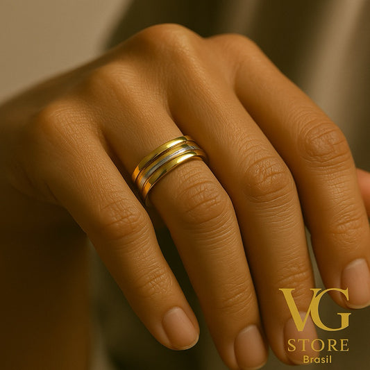 Aliança em Aço Inoxidável – Beleza e Durabilidade para Eternizar o Seu Amor!