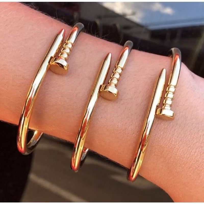 Bracelete unissex  Prego - Aço Inoxidável