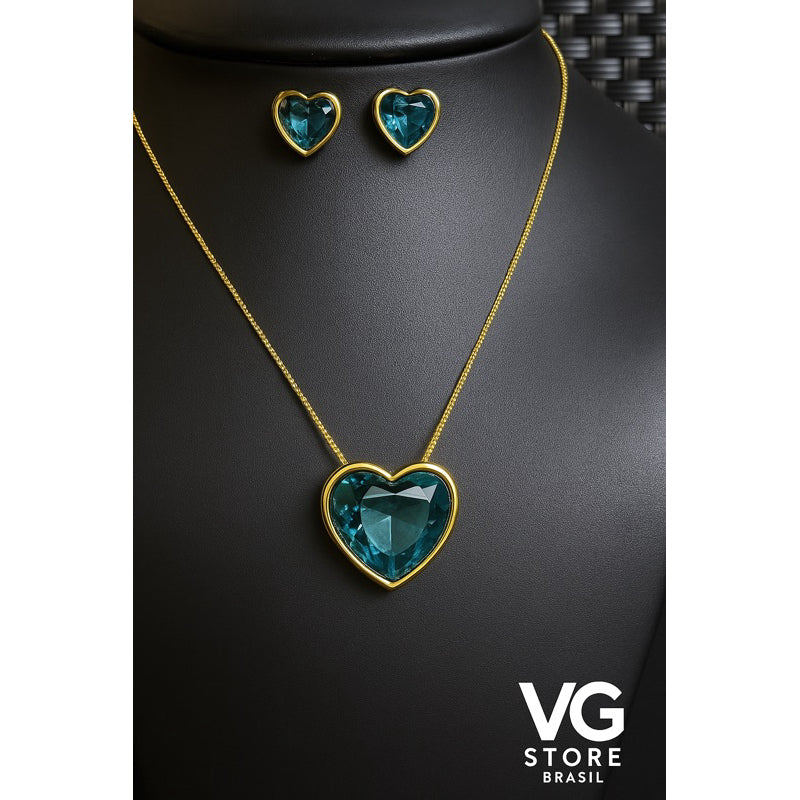 Conjunto Elegância Coração