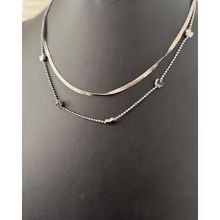 Colar feminino duplo - Moderno e Minimalista