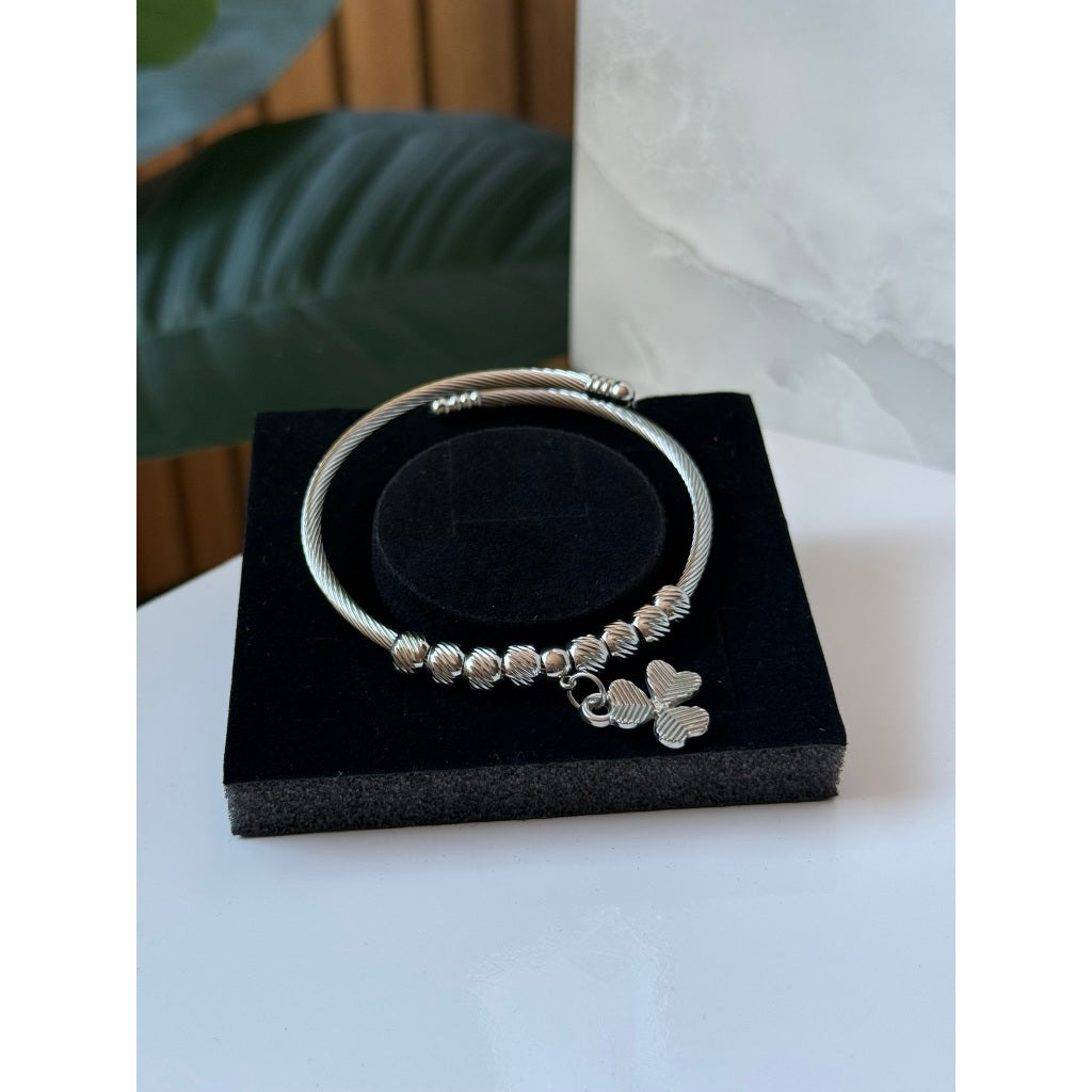 Pulseira berloque em aço inoxidável