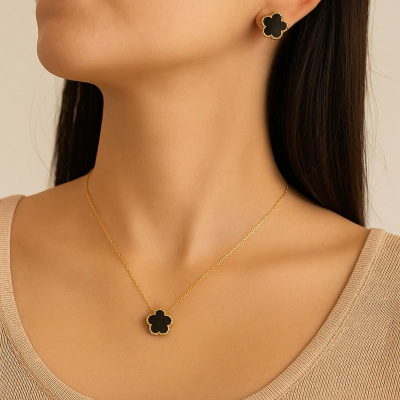 Colar feminino Bella Trevo - Aço inoxidável