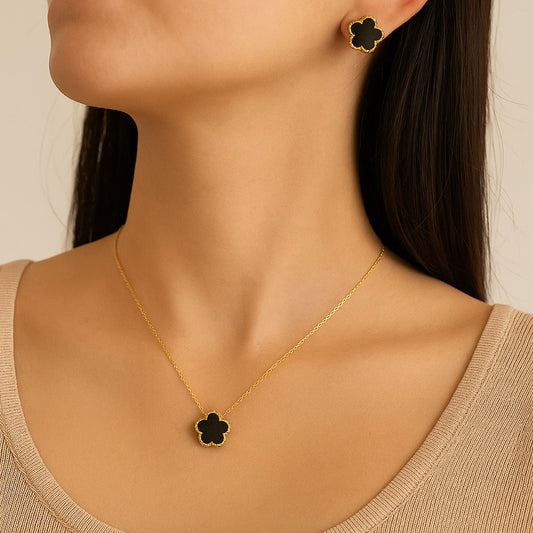 Colar feminino Bella Trevo - Aço inoxidável