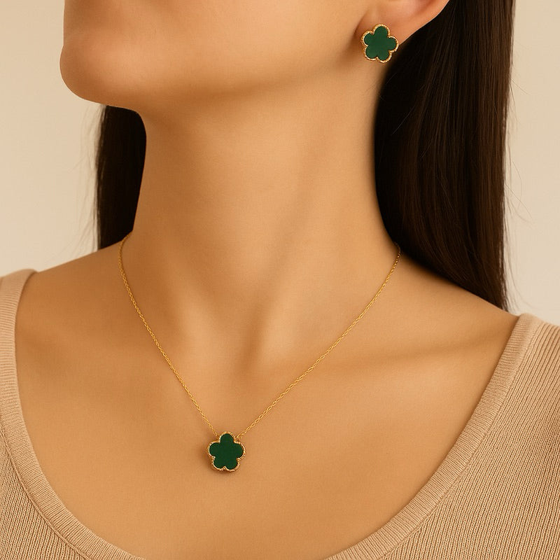 Colar feminino Bella Trevo - Aço inoxidável