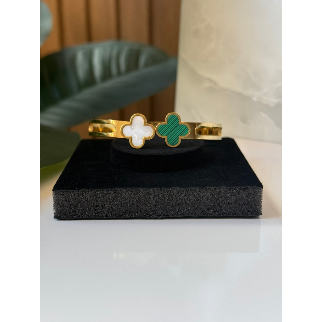 Pulseira Elegance Duetto em Aço Inoxidável