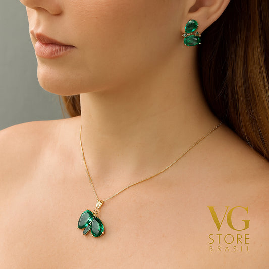 Colar feminino  Pedras Lapidadas – Brilho e Elegância em Uma Só Peça!