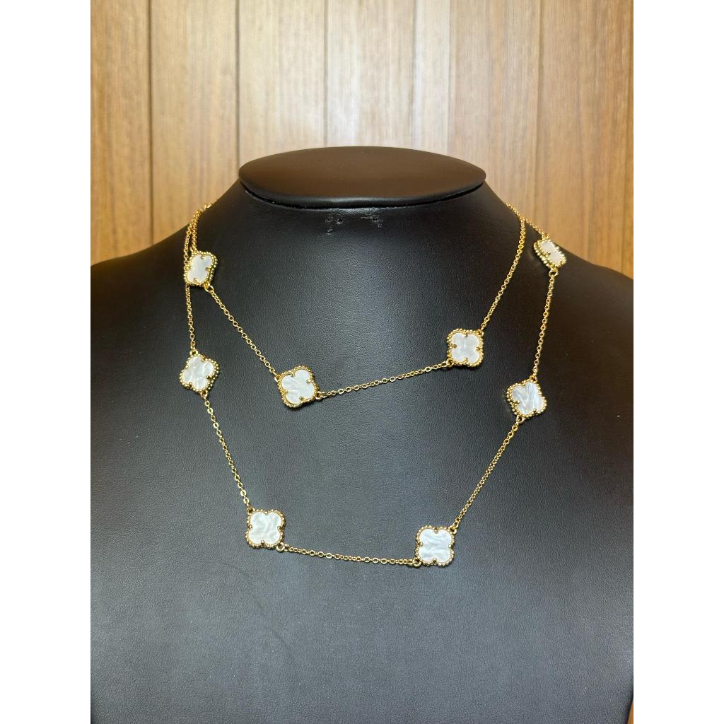 Colar feminino Duplo Virgínia