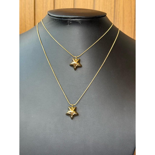 Colar feminino estrela Minimalista - Elegância e Sofisticação em Cada Detalhe