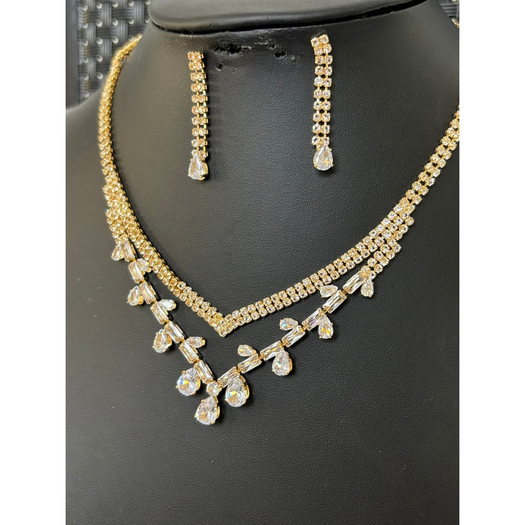 Colar feminino festa brilhante – Elegância e Brilho