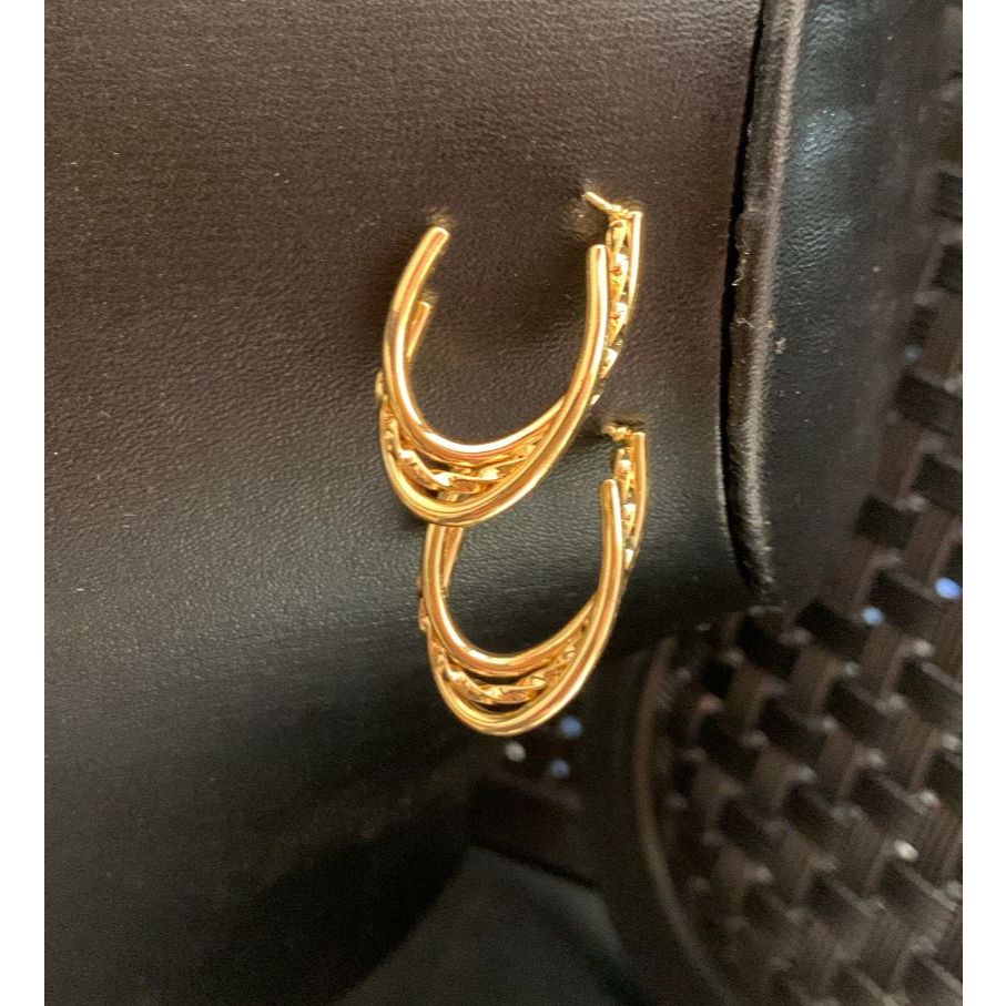 Argola Feminina Aurora - Aço inoxidável