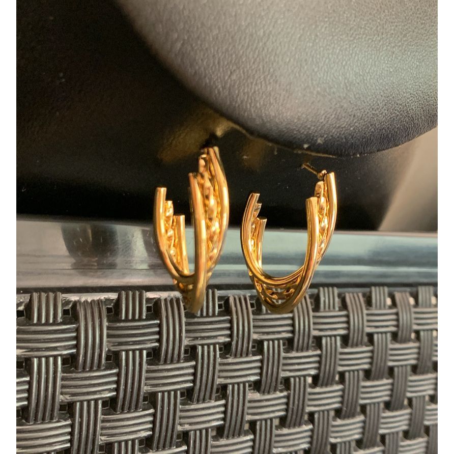 Argola Feminina Aurora - Aço inoxidável